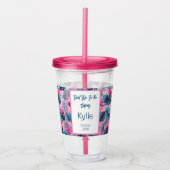 トロピカルバースデー アクリルタンブラー (正面)