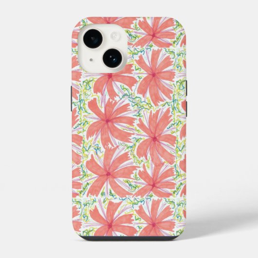 トロピカルバーストiPhoneケース iPhoneケース (裏面)