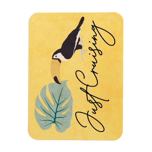 トロピカルバードクルーズ船の客室ドアマーカー マグネット (縦)