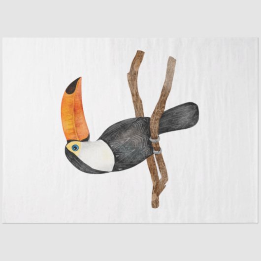 トロピカルバードシリーズ：トゥカン 薄葉紙 (正面)