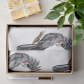 トロピカルバードシリーズ：パームデザイン2 薄葉紙 (ギフト)