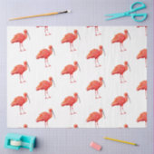 トロピカルバードシリーズ：緋色イビスデザイン2 薄葉紙 (クラフト)