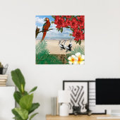 トロピカルバードビーチ ポスター (ホームオフィス)