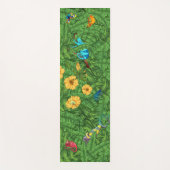 トロピカルバ葉ナナのカメレオンズハイビスカスフラワー ヨガマット (正面)