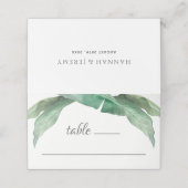 トロピカルバ葉ナナナの結婚葉や宴会 プレイスカード (外部開封)