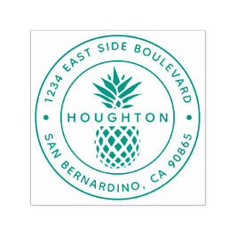 トロピカルパイナップルカスタム差出人住所 セルフインキングスタンプ