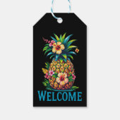 トロピカルパイナップルギフトタグ ウェルカム ギフトタグ (裏面)