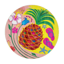 トロピカルパイナップルサマー カッティングボード