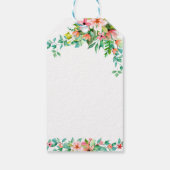 トロピカルパイナップルフローラMAHALOありがとう ギフトタグ (裏面)