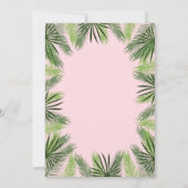 トロピカルパイナップルブライダルシャワー招待 招待状 (裏面)