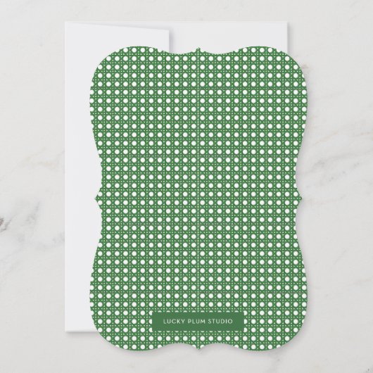 トロピカルパイナップルブライダルシャワー招待 招待状 (裏面)