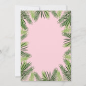 トロピカルパイナップルベイビーシャワー招待状 招待状 (裏面)