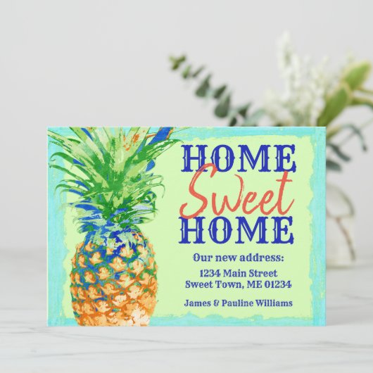 トロピカルパイナップルホームスイートホームムービング 案内状 (スタンド正面)