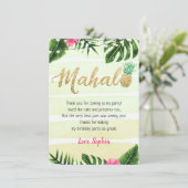 トロピカルパイナップルマハロサンキューカード サンキューカード (スタンド正面)