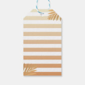 トロピカルパイナップル引っ越し祝いパーティーパーティーサンキューギ ギフトタグ (裏面)