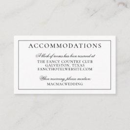 トロピカルパイナップル結婚アイランドの宿泊施設 エンクロージャーカード