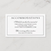 トロピカルパイナップル結婚アイランドの宿泊施設 エンクロージャーカード (正面)