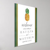 トロピカルパイナップル結婚コレクションへようこそ 箔ポスター (レイダウン)