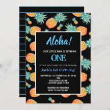 トロピカルパイナップル1stファーストボーイ誕生日