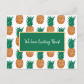 トロピカルパイナップル, オーダーメイドテキスト ポストカード (正面)