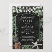 トロピカルパイナップル&スターフィッシュビーチ退職 招待状 (正面)