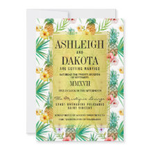 トロピカルパイナップル＆ハイビスカス デスティネーションウェディング