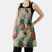 トロピカルパイナップル フラワー ウェディング エプロン (インサイチュ)