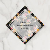 トロピカルパイナップル ブライダルシャワー フェイバータグ (裏面)