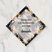 トロピカルパイナップル ブライダルシャワー フェイバータグ (裏面)