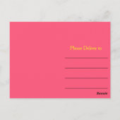 トロピカルパイナップル ポストカード (裏面)