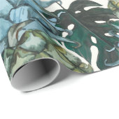 トロピカルパイナップル＆リーフ エキゾチックバースデーパーティー ラッピングペーパー (ロールコーナー)