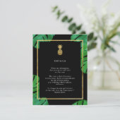 トロピカルパイナップル 挿入カード ブラック＆ゴールド エンクロージャーカード (スタンド正面)