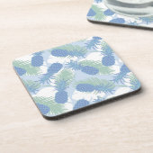 トロピカルパステルパイナップルパターン コースター (左側)