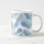 トロピカルパステルパイナップルパターン ジャンボコーヒーマグカップ (右)