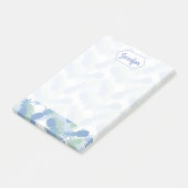 トロピカルパステルパイナップルパターン|名前の追加 ポストイット (アングル)