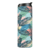 トロピカルパステルリーフパターン タンブラー (回転左)