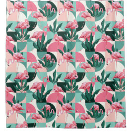 トロピカルパタンシャワーカーテン シャワーカーテン