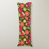 トロピカルパターン抱き枕 ボディピロー (正面縦)