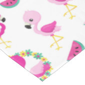 トロピカルパターン,フラミンゴ,スイカ,花 テーブルクロス (アングル)