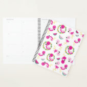 トロピカルパターン,フラミンゴ,スイカ,花 プランナー手帳 (ディスプレー)