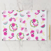 トロピカルパターン,フラミンゴ,スイカ,花 ペーパーパッド (インサイチュ)