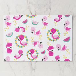 トロピカルパターン,フラミンゴ,スイカ,花 ペーパーパッド