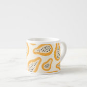 トロピカルパパグランジヤ：手描き。 エスプレッソカップ (正面右)