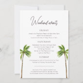 トロピカルパモダンームバチェロレッテ週末 招待状 (裏面)