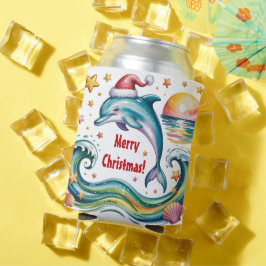 トロピカルパラダイスのクリスマスドルフィカスタムン 缶クーラー