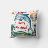 トロピカルパラダイスのクリスマスドルフィン クッション (裏面)