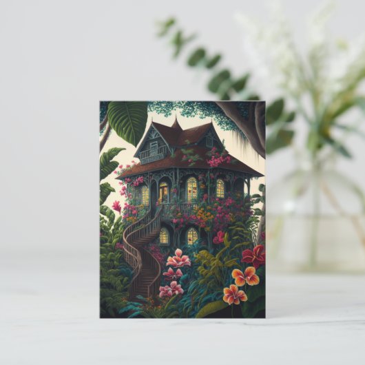 トロピカルパラダイスの家のポストカード ポストカード (スタンド正面)
