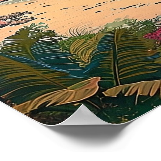 トロピカルパラダイスアウェイツ ポスター (角)