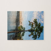 トロピカルパラダイスアットサンセットフィジー ジグソーパズル (横)