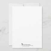 トロピカルパラダイスイングリーンピンク結婚式招待状 招待状 (裏面)